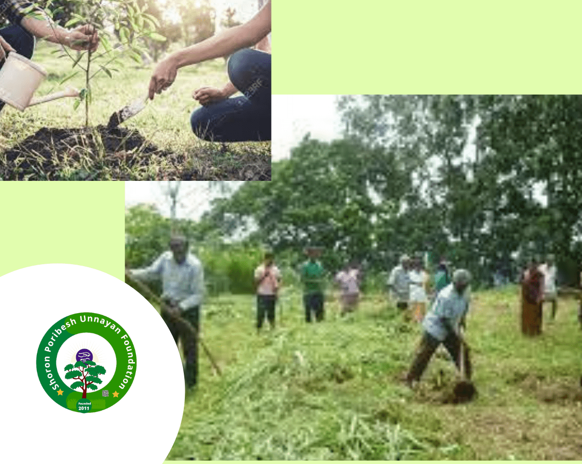 SHORON PORIBESH UNNAYAN FOUNDATION is a community Based non-profit, non-government and development organization committed to maintain ecological balance and create harmony between humans and nature. Ngo working for environment protection was Registered as an NGO from the NGO Affairs Bureau, Government of Bangladesh.